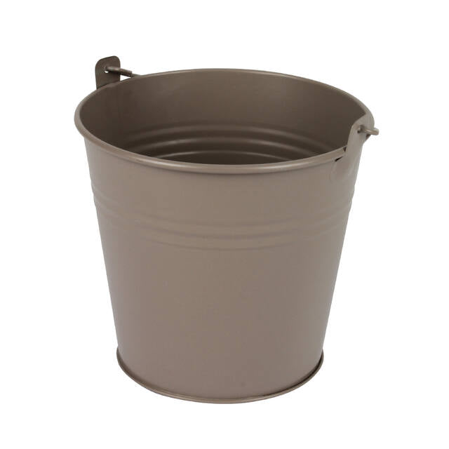 Sevilla Zinc Bucket – Taupe - Packed per 10
