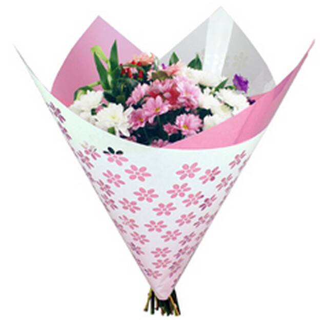 Clear Flower Sheet Pink