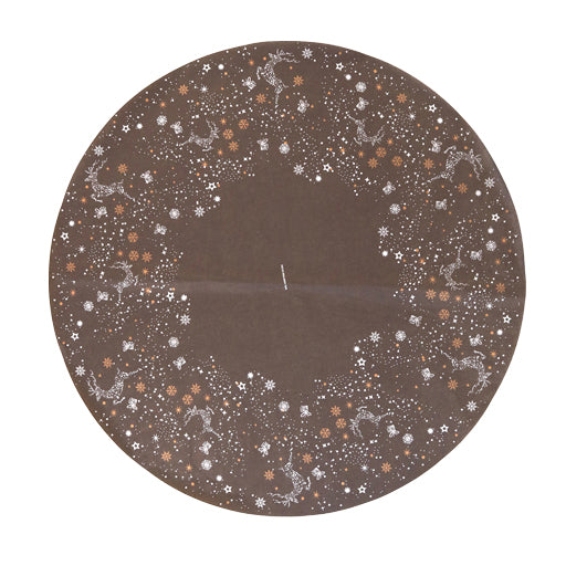 Festive Indulgence Round Sheet Anthracite 73cm Packed by 200